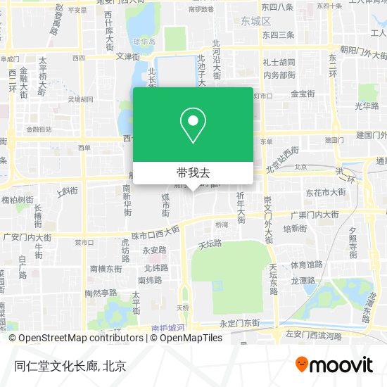 同仁堂文化长廊地图