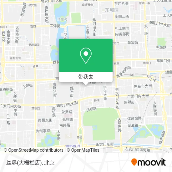 丝界(大栅栏店)地图