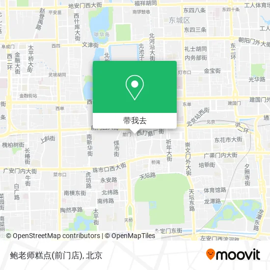 鲍老师糕点(前门店)地图