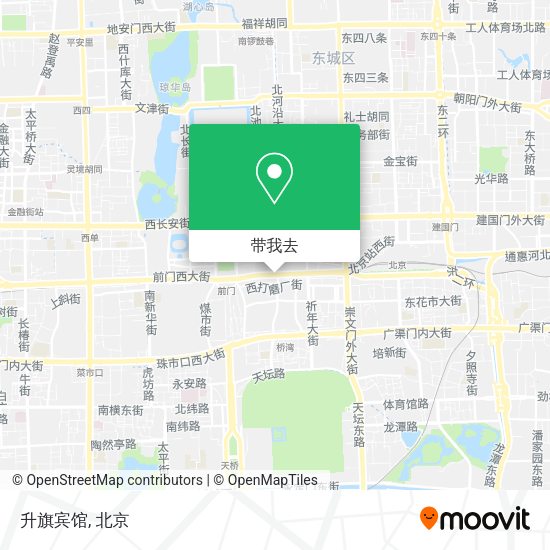 升旗宾馆地图