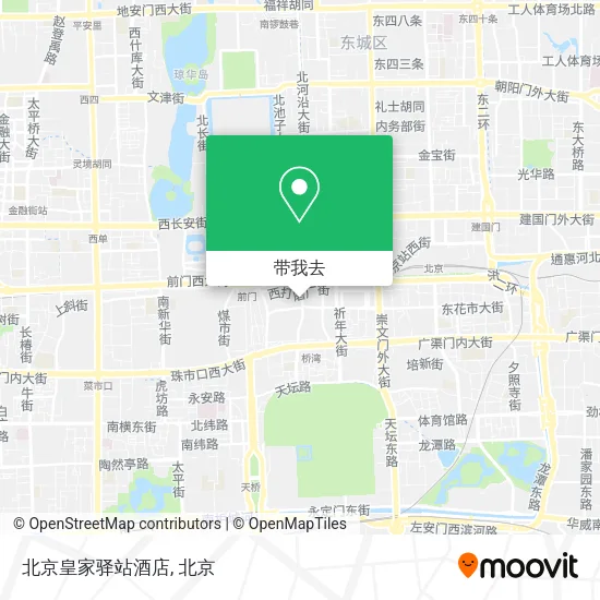 北京皇家驿站酒店地图
