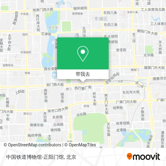 中国铁道博物馆-正阳门馆地图