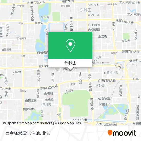 皇家驿栈露台泳池地图