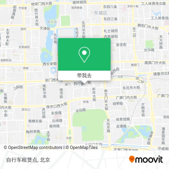 自行车租赁点地图