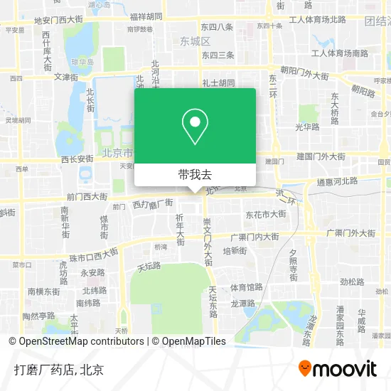 打磨厂药店地图