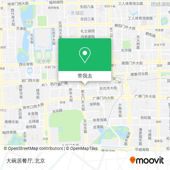 大碗居餐厅地图