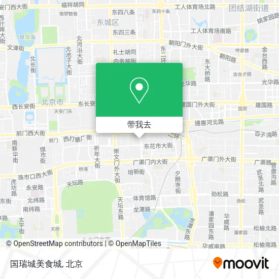 国瑞城美食城地图