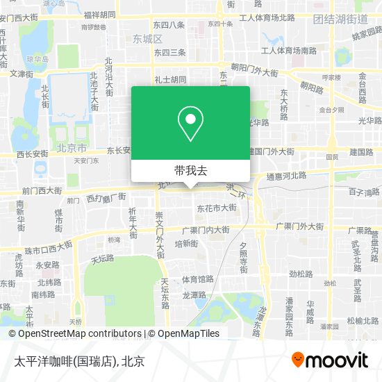 太平洋咖啡(国瑞店)地图