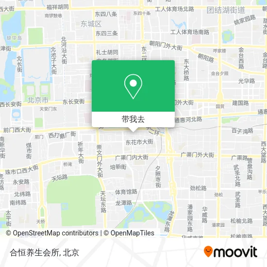 合恒养生会所地图