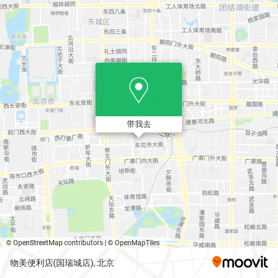 物美便利店(国瑞城店)地图