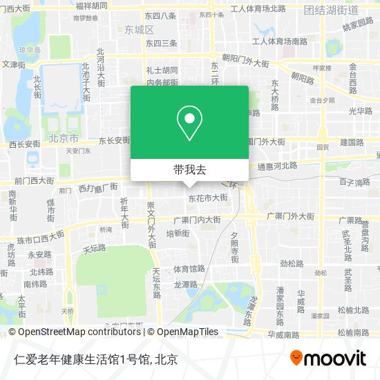 仁爱老年健康生活馆1号馆地图