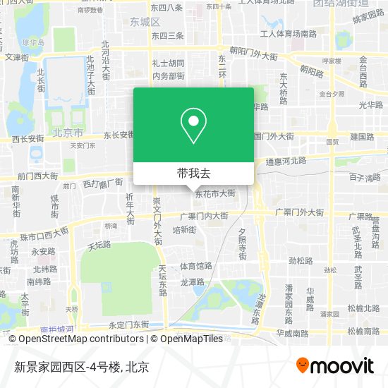 新景家园西区-4号楼地图