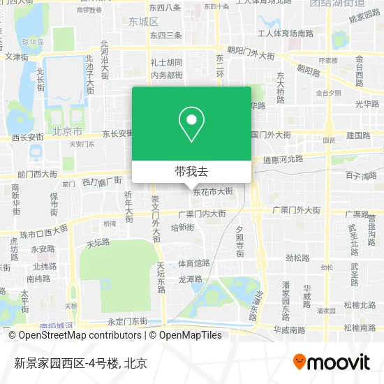 新景家园西区-4号楼地图