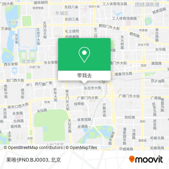 果唯伊NO.BJ0003地图