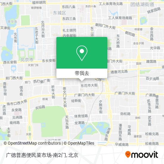 广德普惠便民菜市场-南2门地图