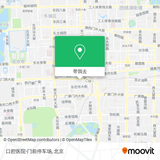 口腔医院-门前停车场地图