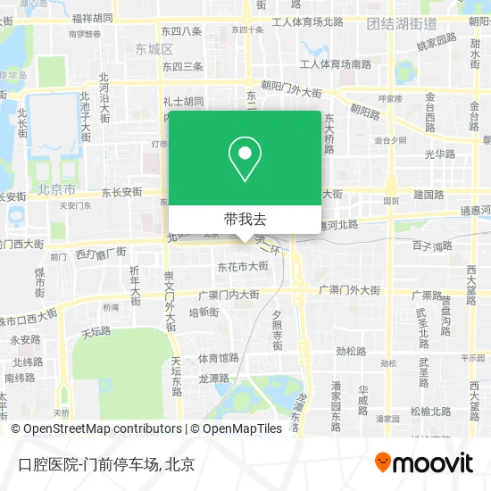 口腔医院-门前停车场地图