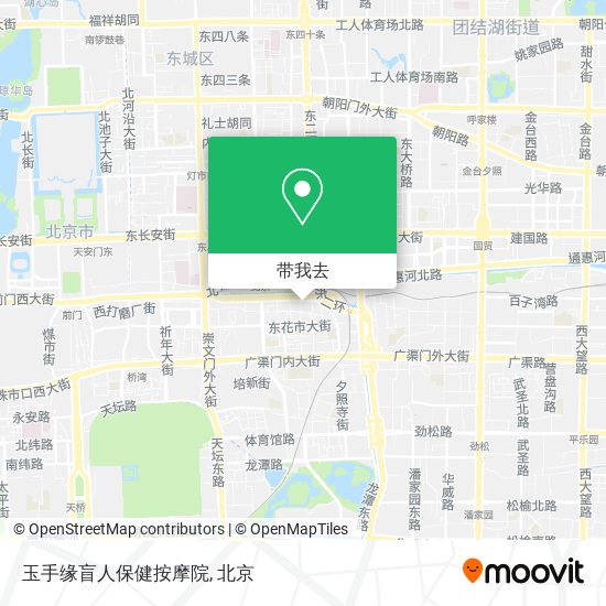 玉手缘盲人保健按摩院地图