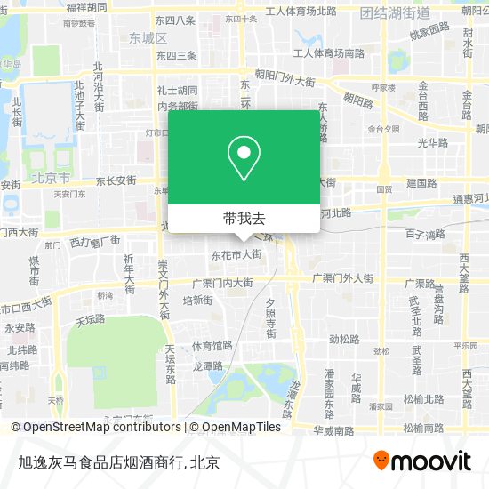 旭逸灰马食品店烟酒商行地图