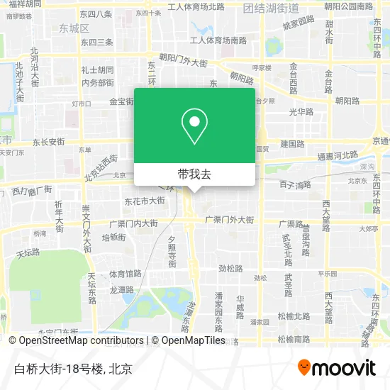 白桥大街-18号楼地图