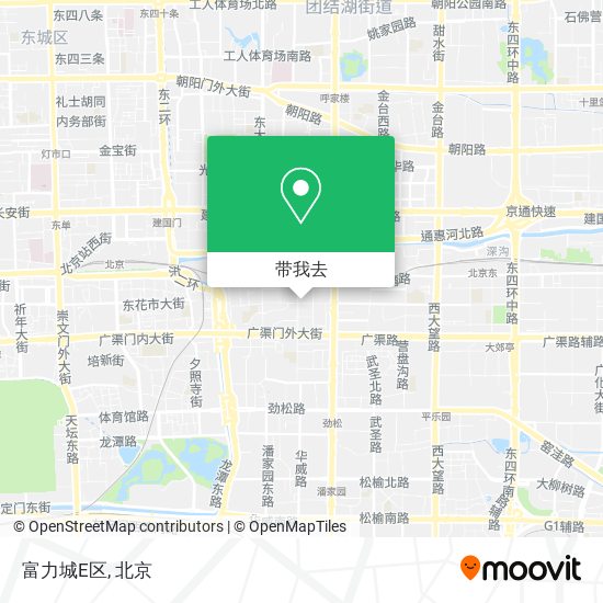 富力城E区地图