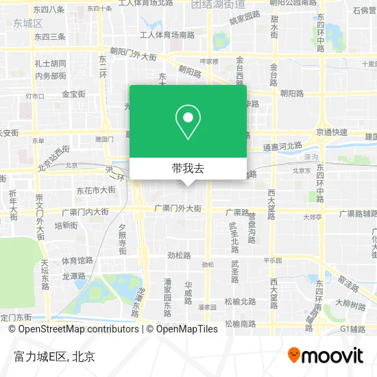 富力城E区地图