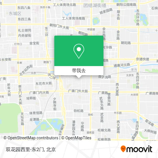 双花园西里-东2门地图
