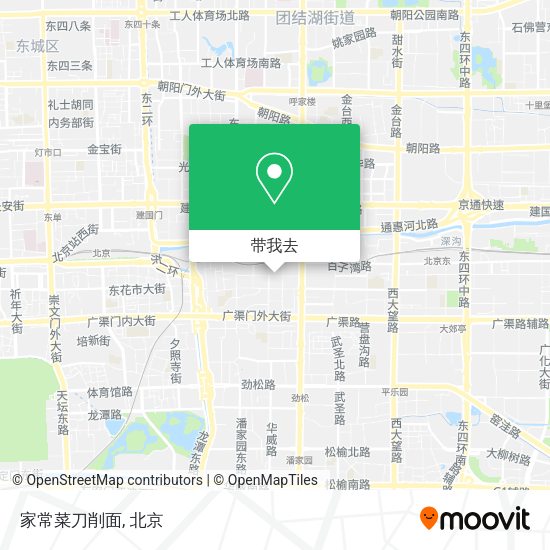 家常菜刀削面地图