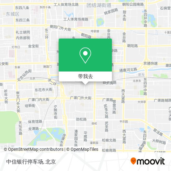 中信银行停车场地图