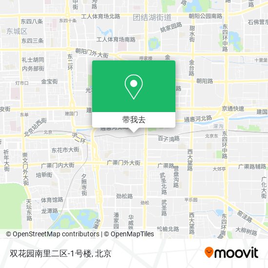 双花园南里二区-1号楼地图