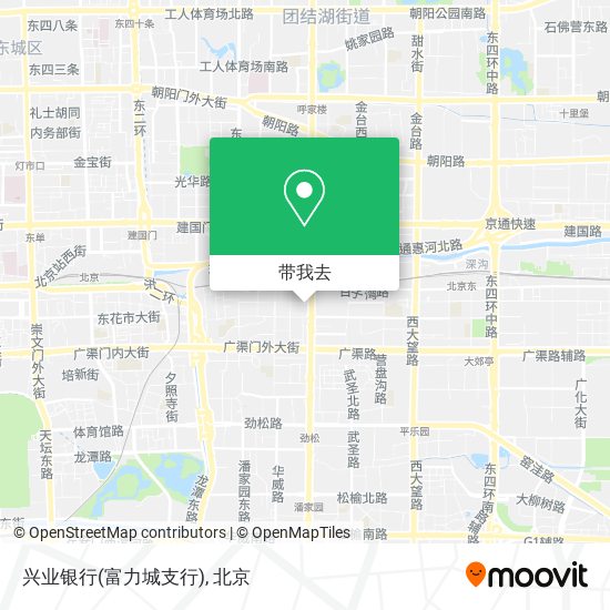 兴业银行(富力城支行)地图