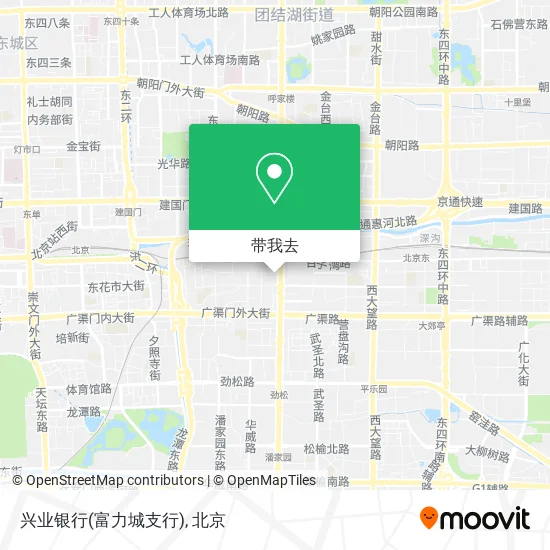 兴业银行(富力城支行)地图