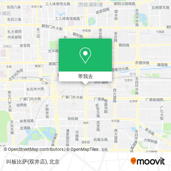 叫板比萨(双井店)地图