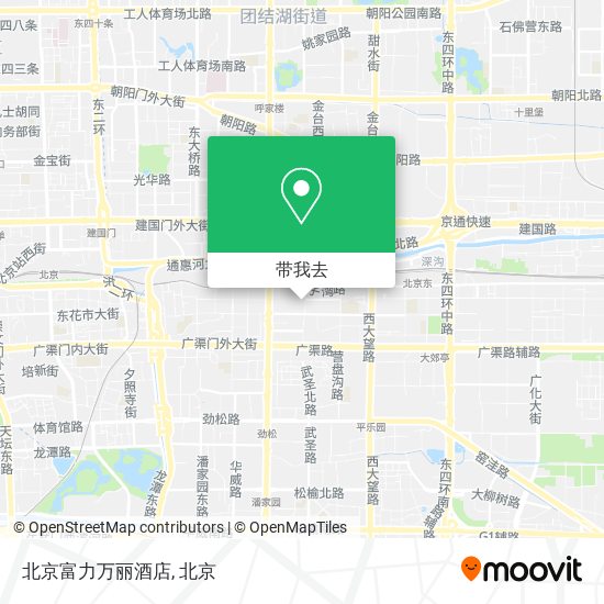 北京富力万丽酒店地图