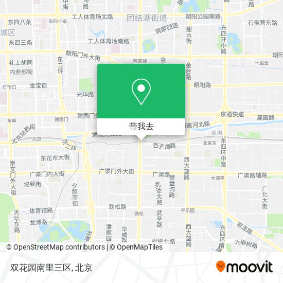 双花园南里三区地图