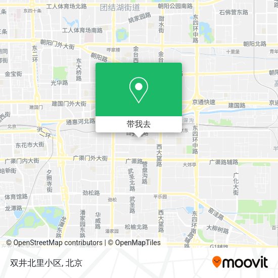 双井北里小区地图