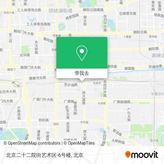 北京二十二院街艺术区-6号楼地图