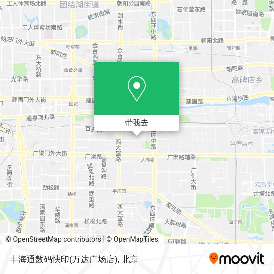 丰海通数码快印(万达广场店)地图