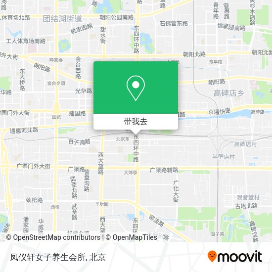 凤仪轩女子养生会所地图
