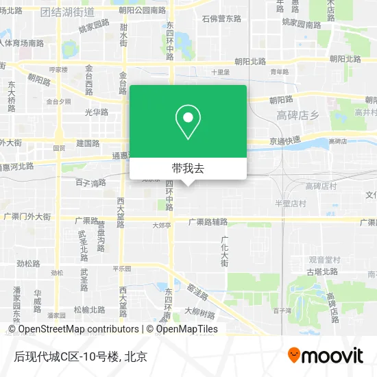 后现代城C区-10号楼地图