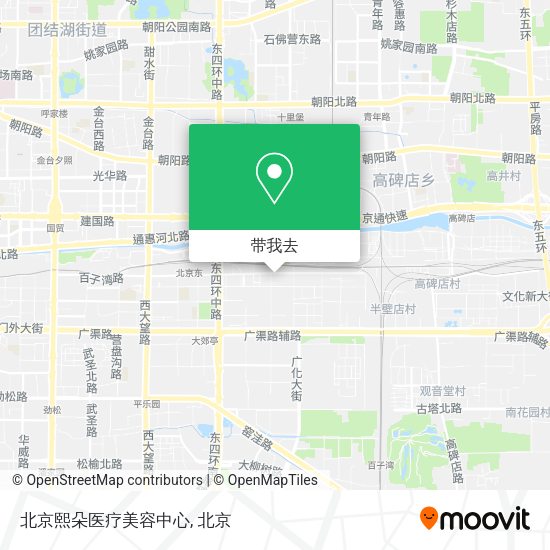 北京熙朵医疗美容中心地图