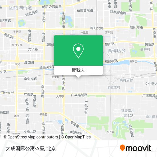 大成国际公寓-A座地图
