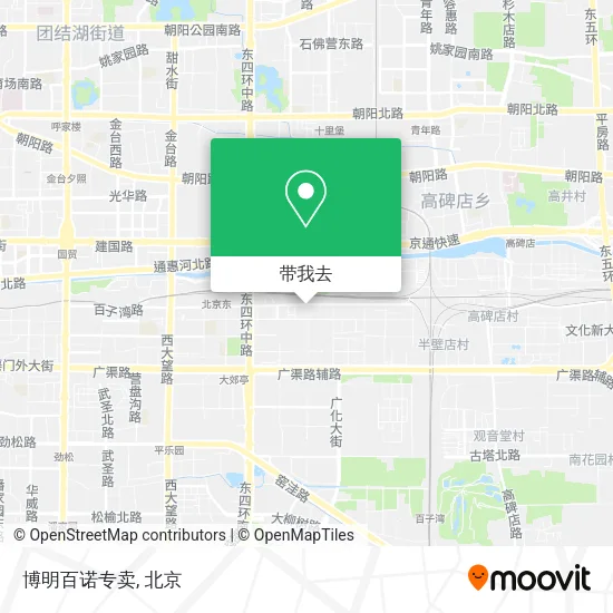 博明百诺专卖地图