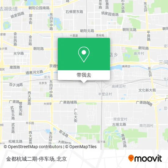 金都杭城二期-停车场地图