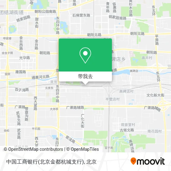 中国工商银行(北京金都杭城支行)地图