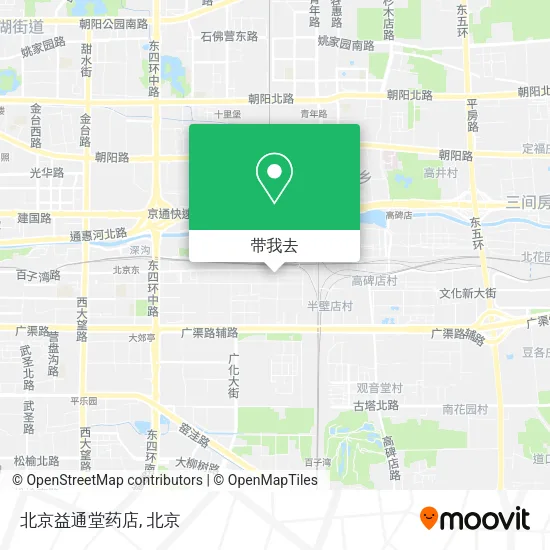 北京益通堂药店地图