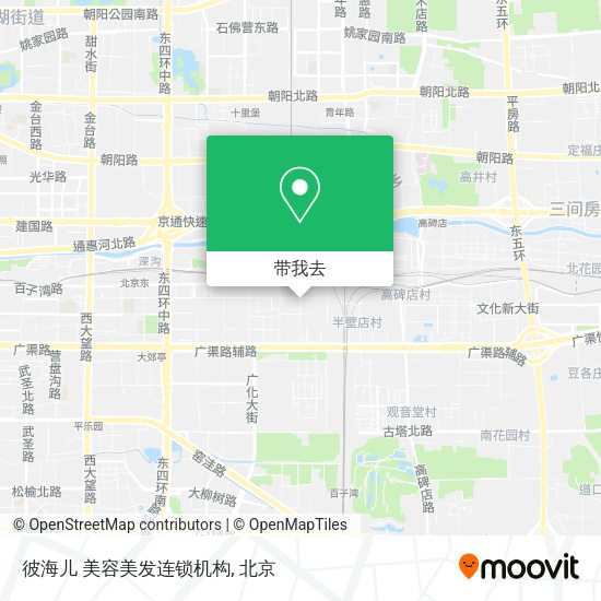 彼海儿 美容美发连锁机构地图