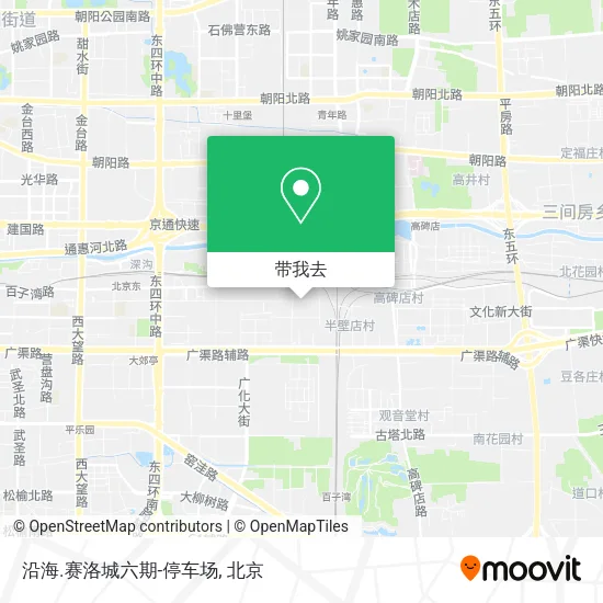 沿海.赛洛城六期-停车场地图