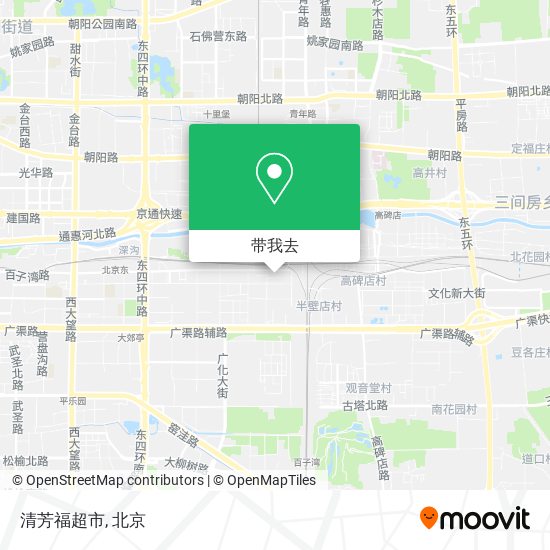 清芳福超市地图