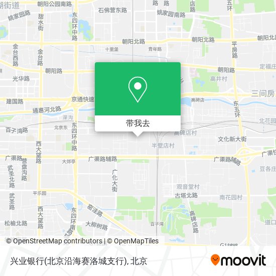 兴业银行(北京沿海赛洛城支行)地图